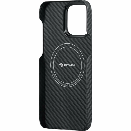 Чехол Pitaka MagEZ Case 4 для iPhone 15 Pro, черно-серый