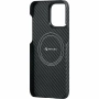 Чехол Pitaka MagEZ Case 4 для iPhone 15 Pro, черно-серый