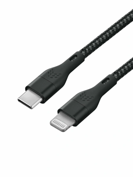 Кабель Rocket Urban Nylon USB-C/Lightning, 1м, чёрный
