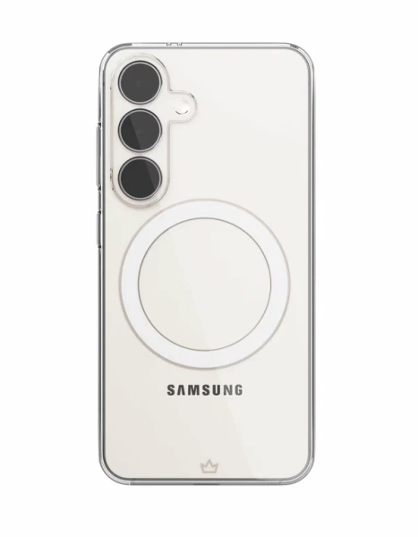 Чехол защитный VLP Puro Case c MagSafe для Samsung S25, прозрачный