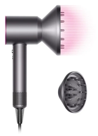 Фен Dyson Supersonic HD08, никель/фуксия (Nickel/Fucsia)