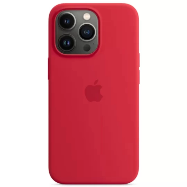 Чехол силиконовый MagSafe iPhone 13 Pro Max, красный