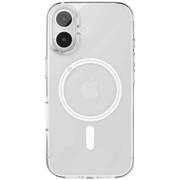 Чехол защитный "vlp" Puro Case c MagSafe для iPhone 16 Plus, прозрачный