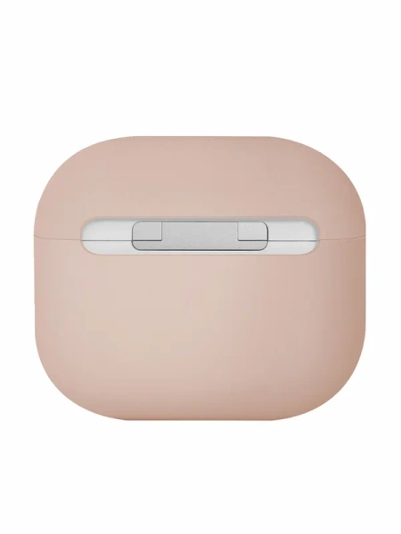 Чехол Uniq для Airpods 4 LINO Liquid silicone, розовый