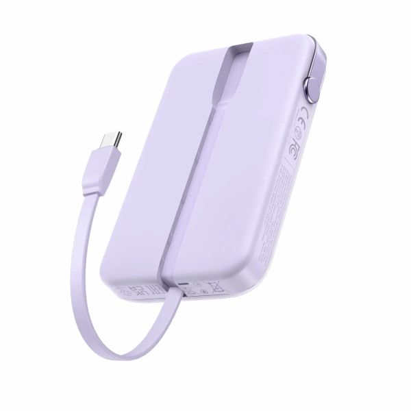 Внешний аккумулятор UGREEN UNO 10000mAh 30W Power Bank, фиолетовый                              