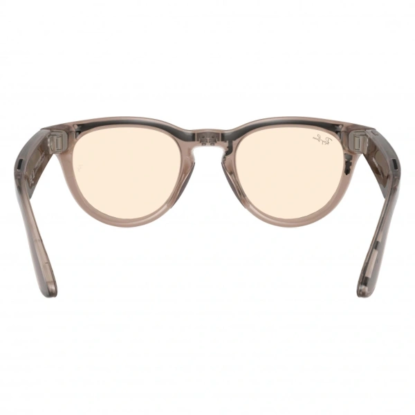 Ray-Ban Meta Headliner RW4009 (Глянцевая оправа цветом теплый камень, линзы шафраново-желтые), размер М