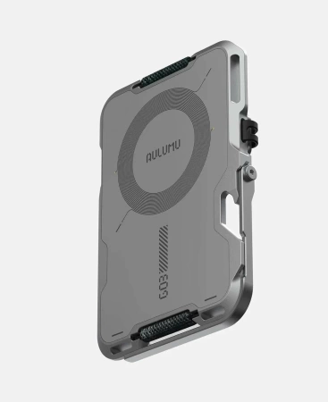 Картхолдер Aulumu G03 MagSafe, многофункциональный магнитный кошелек, полупрозрачный белый