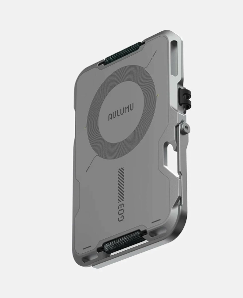 Картхолдер Aulumu G03 MagSafe, многофункциональный магнитный кошелек, полупрозрачный белый