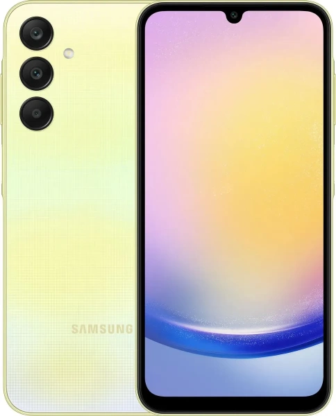 Смартфон Samsung Galaxy A25 6/128 ГБ, желтый