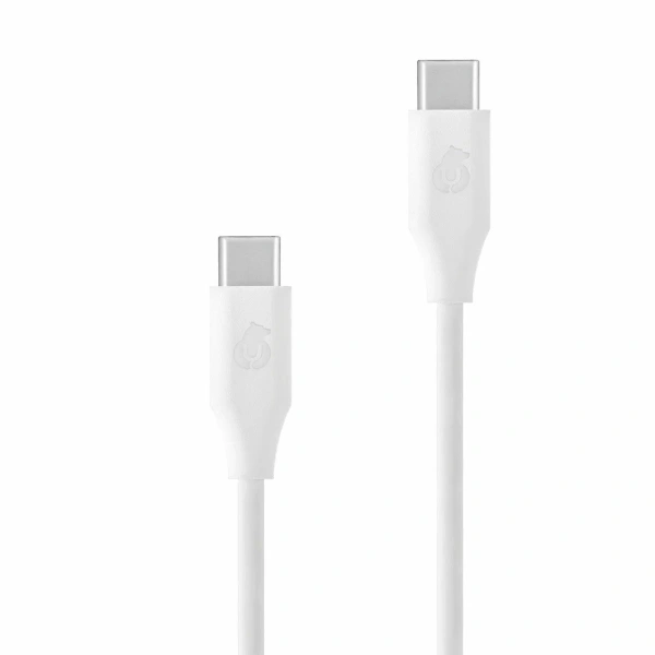 Комплект зарядки uBear Bridge 25W, USB-C + кабель USB-C/USB-C, белый