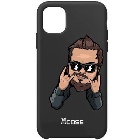 Силиконовый чехол UCASE x BULKIN для iPhone 11 Pro, черный