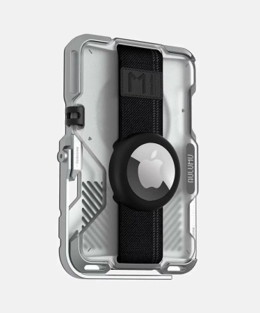 Картхолдер Aulumu G03 MagSafe, многофункциональный магнитный кошелек, полупрозрачный белый