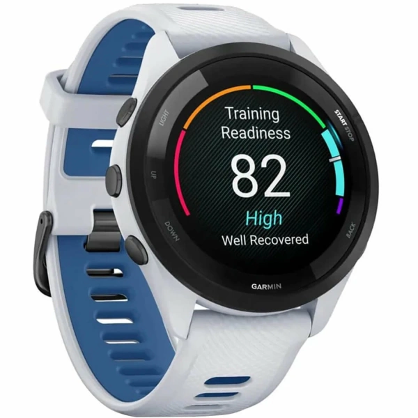 Умные часы Garmin Forerunner 265 46 мм, бело-синий (010-02810-11)