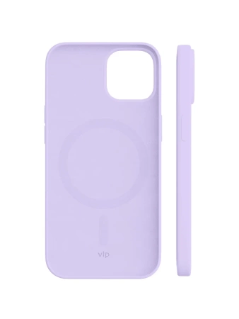 Чехол "vlp" Silicone case with MagSafe для iPhone 14 Plus, сиреневый