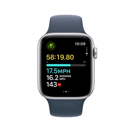 Apple Watch SE 2 2023, 44 мм, серебристый, размер S/M