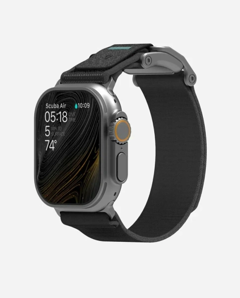 Тонкий ремешок Aulumu A11 для Apple Watch, серый