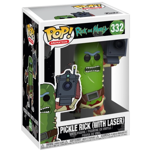 Фигурка Funko POP! Animation Rick & Morty Pickle Rick with Laser