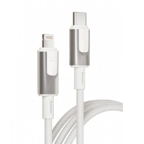 Кабель VLP Force Line 100W USB-C - Lightning, 1.2m, белый