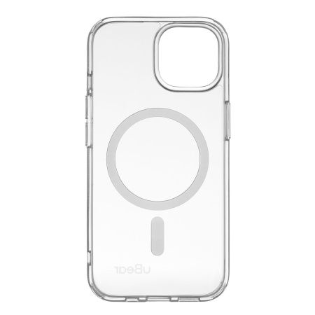 Чехол защитный uBear Real Mag Case, iPhone 15 MagSafe, прозрачный