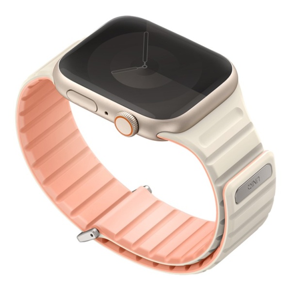 Ремешок Uniq Revix EVO для Apple Watch 42/41/40mm, розовый/бежевый