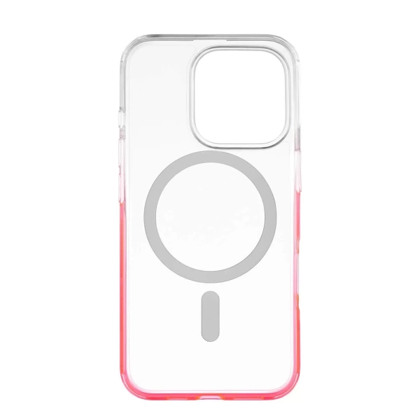 Чехол защитный uBear Fusion Mag Case iPhone 16 Pro, неоновый розовый