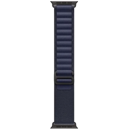 Apple Watch Ultra 2 2024 49 мм, корпус из черного титана, ремешок Alpine темно-синего цвета, размер M
