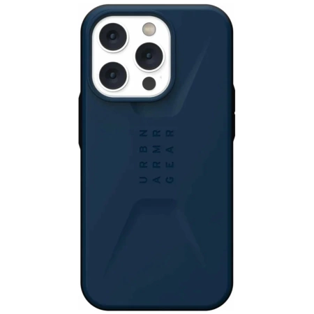 Чехол с поддержкой Magsafe UAG Civilian iPhone 15 Pro, синий