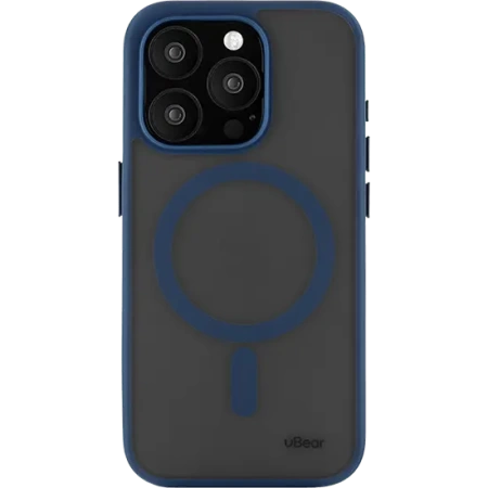 Чехол защитный uBear Cloud Mag Case, iPhone 15 Pro Max MagSafe, синий