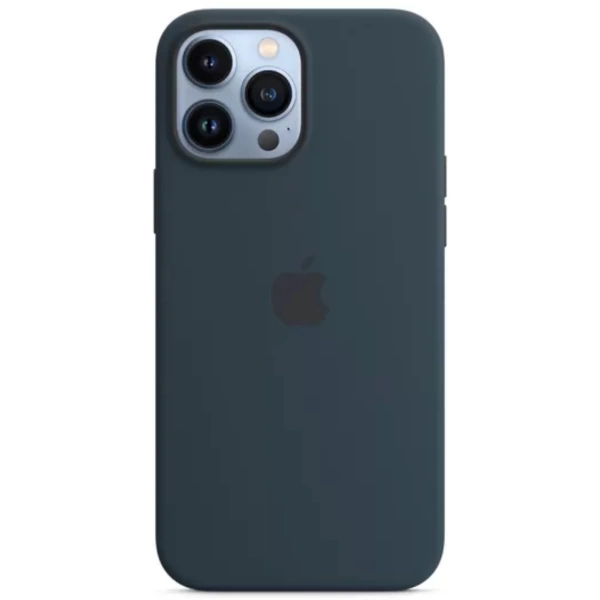 Чехол силиконовый MagSafe iPhone 13 Pro Max, синий