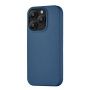 Чехол защитный uBear Capital Leather Case iPhone 15 Pro Max MagSafe, тёмно-синий