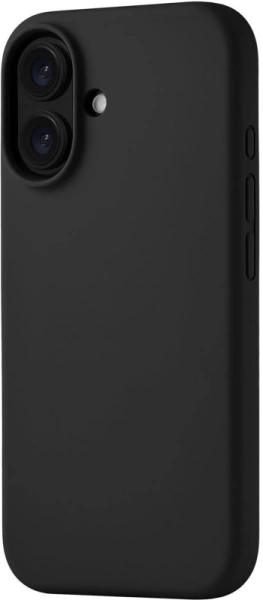 Чехол силиконовый MagSafe uBear iPhone 16, черный