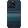 Чехол Pitaka Fusion Weaving MagEZ Case 4 для iPhone 15 Pro Max, синий/голубой