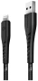 Кабель EnergEA NyloFlex USB-A to Lightning 0.3м, черный