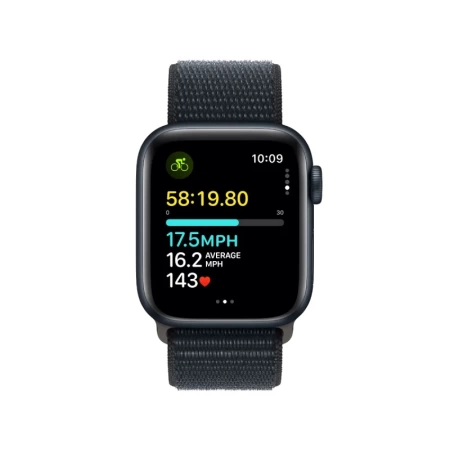 Apple Watch SE 2 2023 Sport Loop, 44 мм, «тёмная ночь»