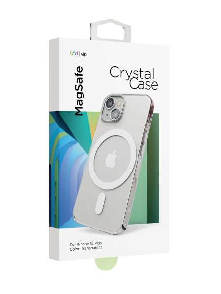 Чехол "vlp" Crystal case with MagSafe для iPhone 15 Plus