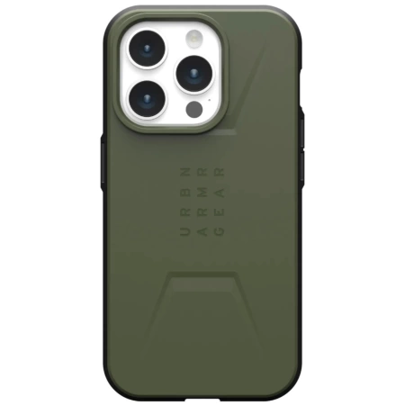 Чехол с поддержкой Magsafe UAG Civilian iPhone 15 Pro Max, оливковый