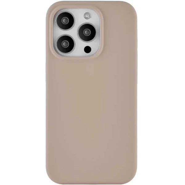 Чехол силиконовый MagSafe uBear  iPhone 16 Pro, латте