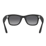 Ray-Ban Meta Wayfarer RW4008 (Матовая черная оправа, линзы графитовый градиент), размер L