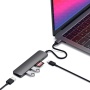 USB-C адаптер Satechi Type-C Slim Multiport Adapter V2, серый космос