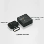 Чехол для AirPods Pro 1/2 Aulumu A19, с карабином