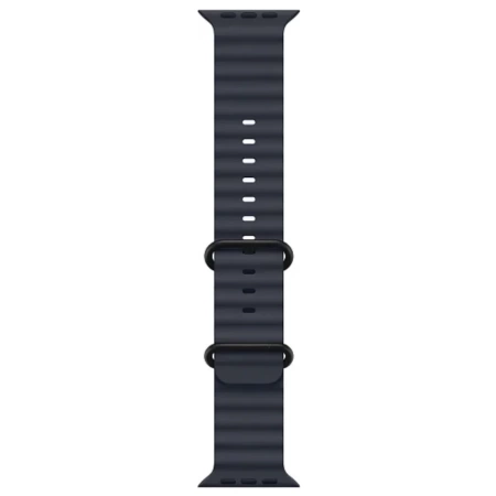 Apple Watch Ultra 2 2024 49 мм, корпус из черного титана, ремешок Ocean темно-синего цвета