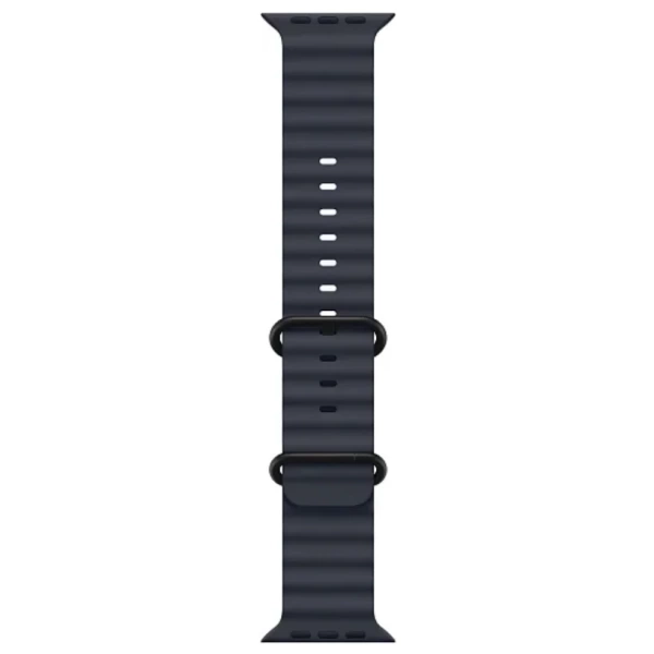 Apple Watch Ultra 2 2024 49 мм, корпус из черного титана, ремешок Ocean темно-синего цвета