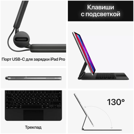 Клавиатура Apple Magic Keyboard для iPad Pro 11 и Air, белый