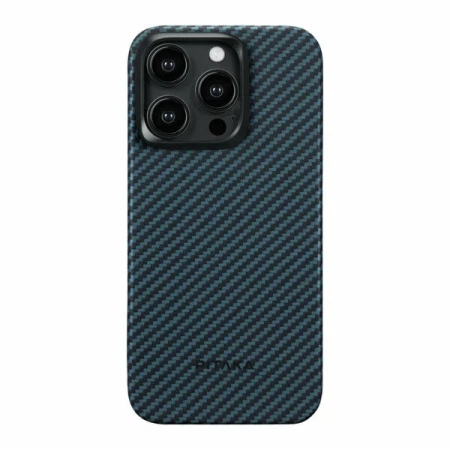 Усиленный чехол Pitaka MagEZ Pro 4 для iPhone 15 Pro, темно-синий