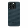 Усиленный чехол Pitaka MagEZ Pro 4 для iPhone 15 Pro, темно-синий