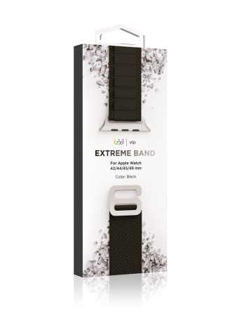 Ремешок нейлоновый Extreme Band для Apple Watch 49/45/44/42mm, черный