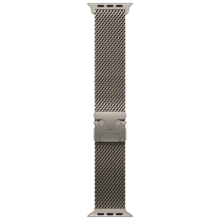 Apple Watch Ultra 2 2024 49 мм, ремешок Milanese бежевого цвета, размер M