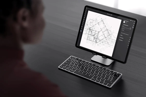 Клавиатура Satechi Slim X1 Bluetooth Backlit Keyboard, серый