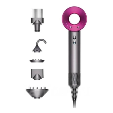 Фен Dyson Supersonic HD08, никель/фуксия (Nickel/Fucsia)