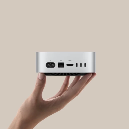 Apple Mac Mini M4 2024 16 ГБ, 512 ГБ SSD, серебристый (MU9E3)